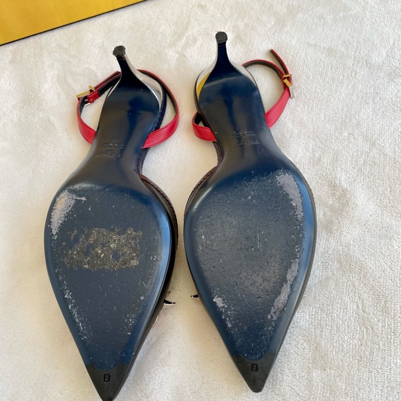 Fendi Monster Kitten Heel Full Set - Picture 9 of 10